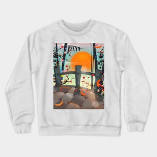 Japanese Garden Crewneck Sweatshirt